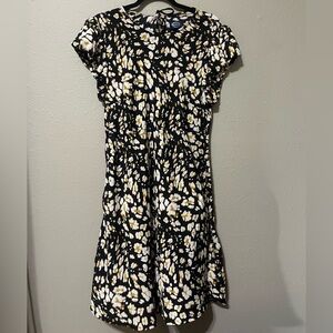Scoop Abstract floral dress